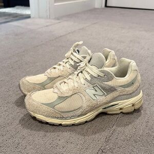 New Balance Beige and Light Gray 2002r